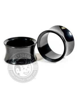 Black Double Flared Saddle Steel Tunnels