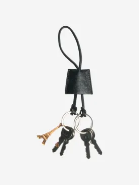 Black Le City Charm Eiffel keyring