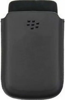 BlackBerry Torch 9800 Black PU Leather Pocket Case Cover ACC-32836-201