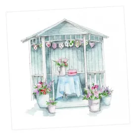 Blue Summerhouse Card