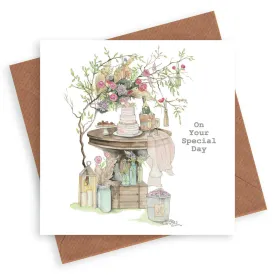 Boho Wedding Greeting Card