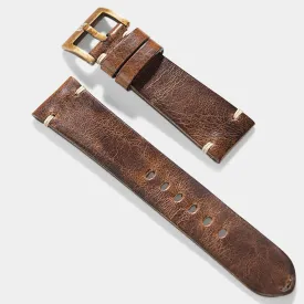 Bronze Perfect Match Siena Leather Watch Strap