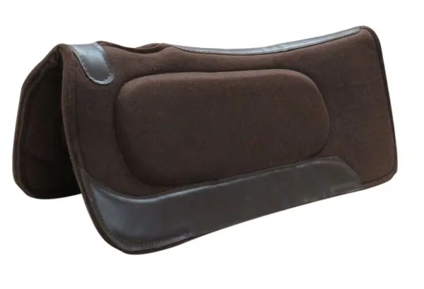 Brown Built Up Saddle Pad