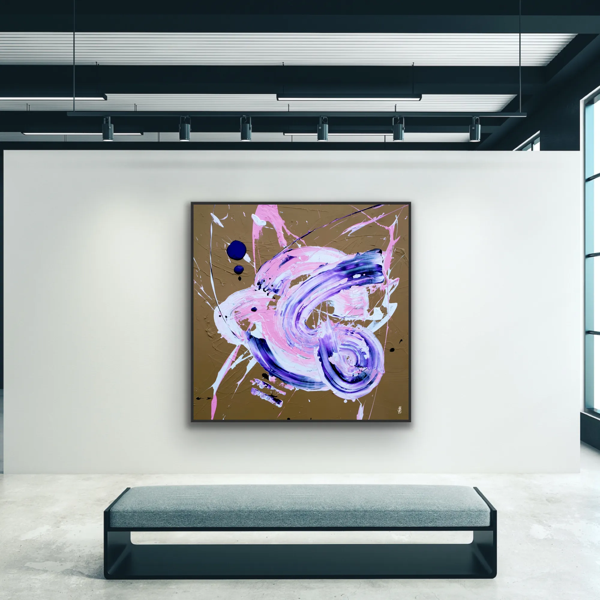 Canvas Print: "The Thinking Rabbit"