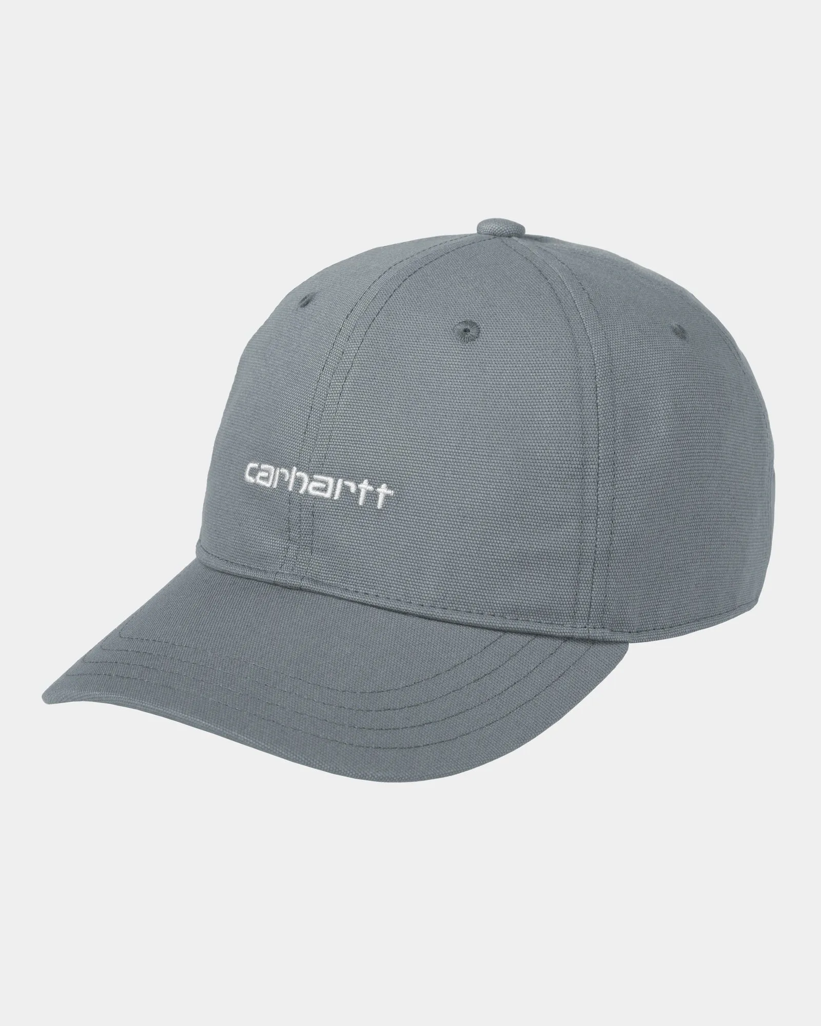 Canvas Script Cap | Dove Grey / Wax