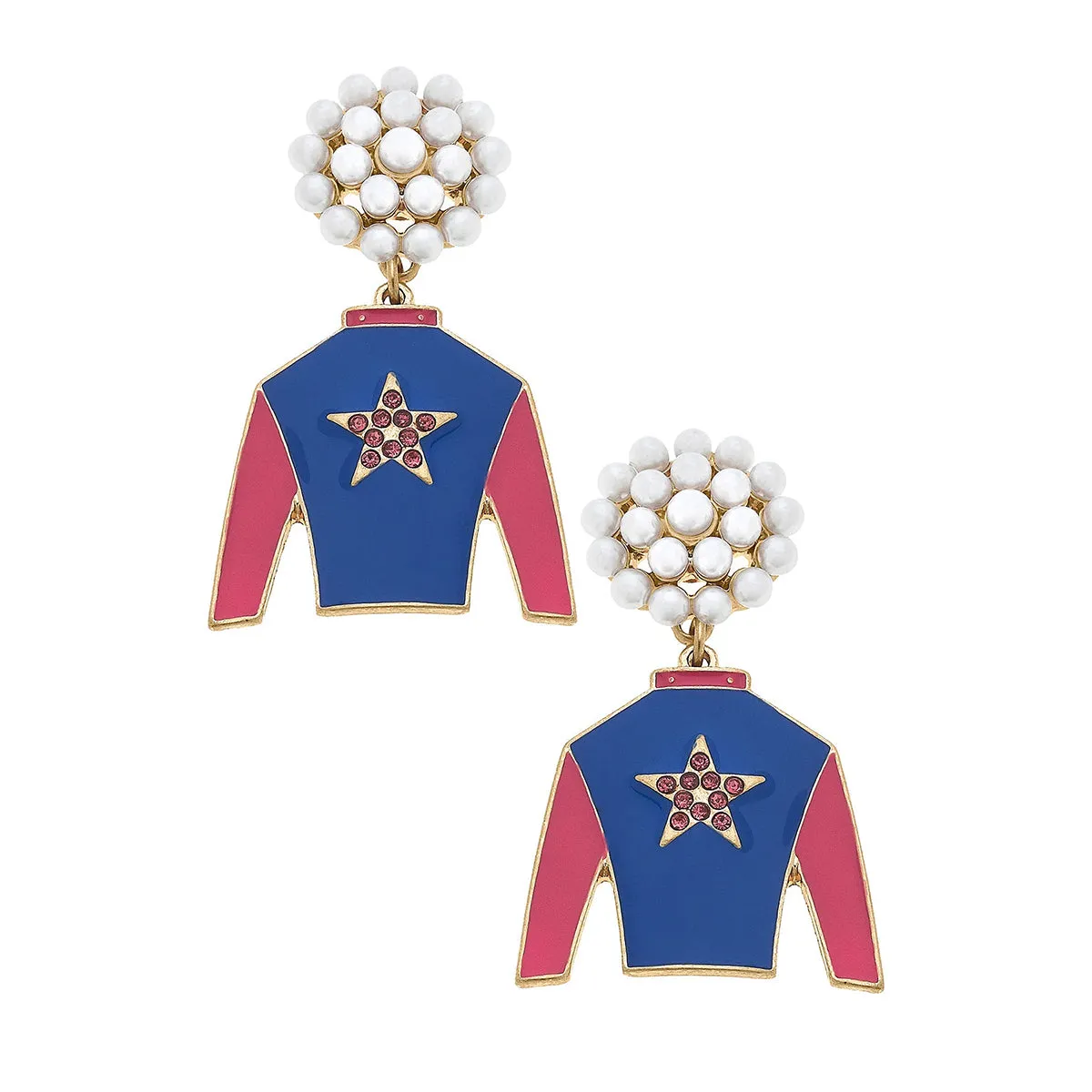 Canvas Style Risen Star Silks Drop Earrings