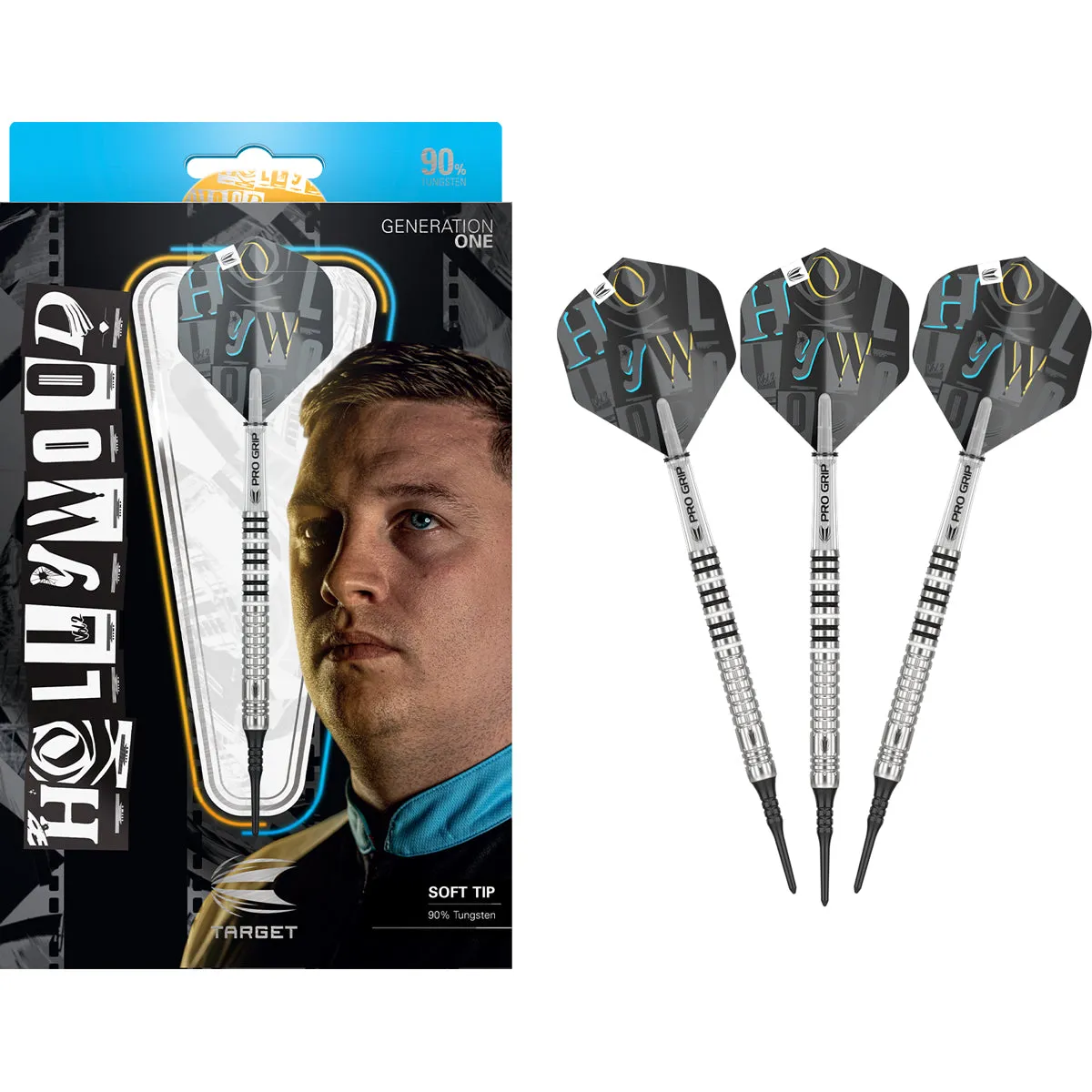 Chris Dobey G1 90% Tungsten Soft Tip Darts by Target