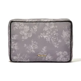 Classic Flower Hanging Pouch L Dark Grey