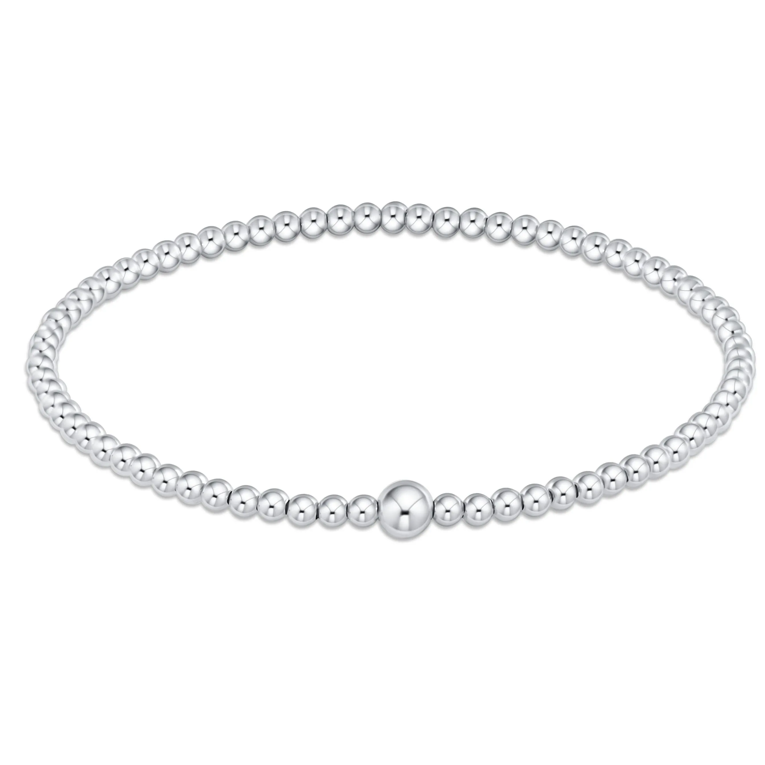 Classic Sterling 3mm Bead Bangle