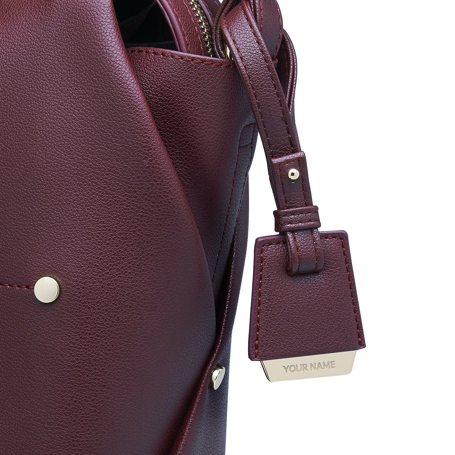 Coley Bag Tag - Maroon