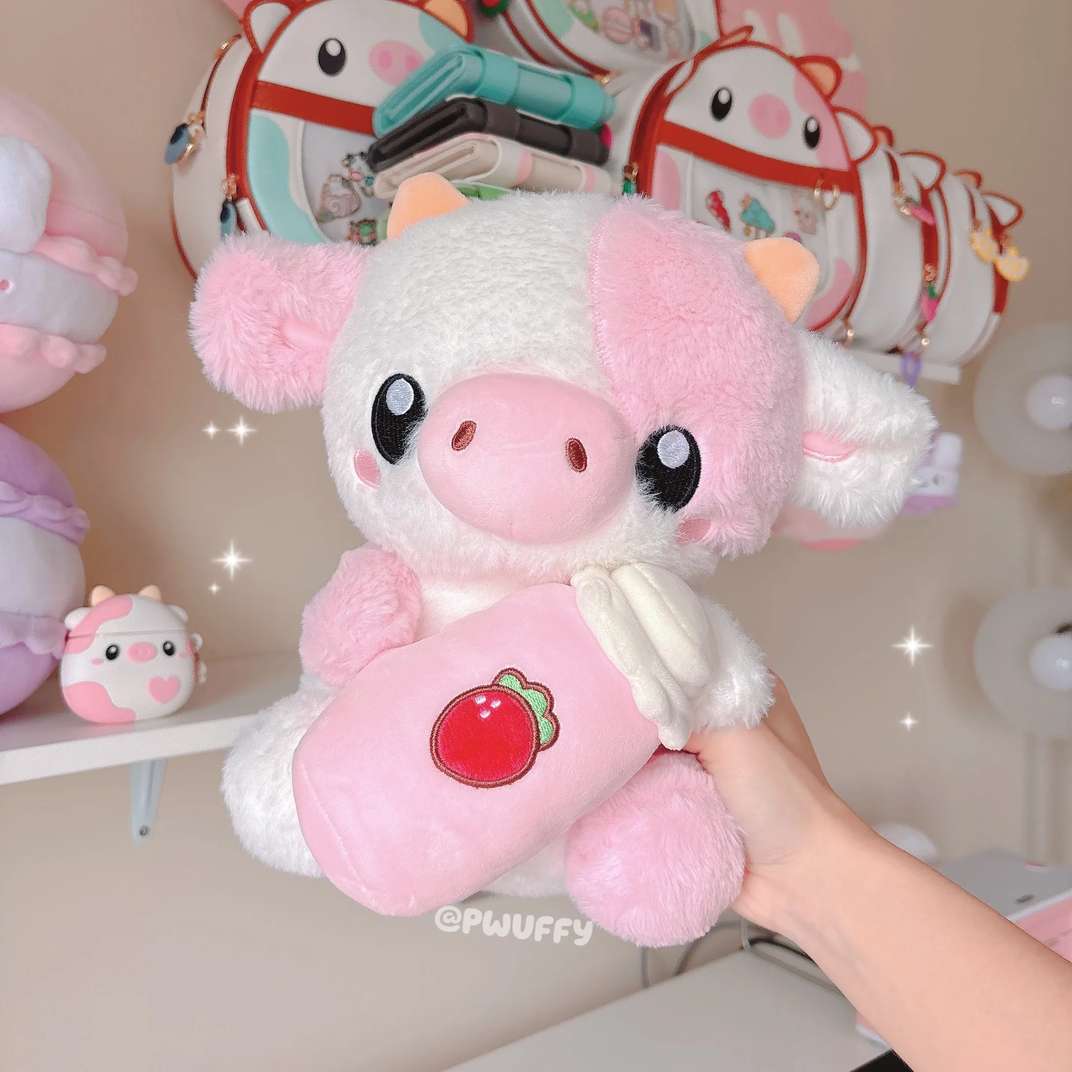 Connie the Strawberry Cow Plush