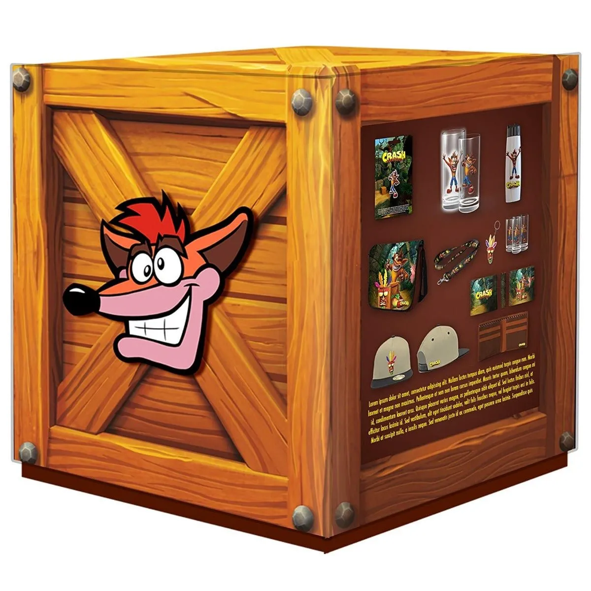 Crash Bandicoot Big Box Merchandise Crate