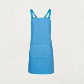 Cross Over Back Canvas Bib Apron Without Strap