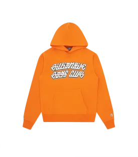 CURSIVE LOGO POPOVER HOOD - ORANGE