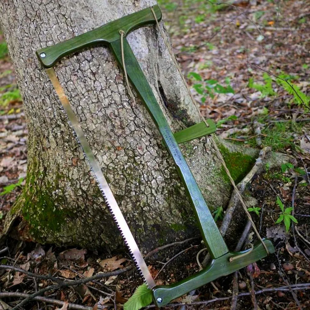 Custom Bucksaw: Forest Green Dyed Walnut