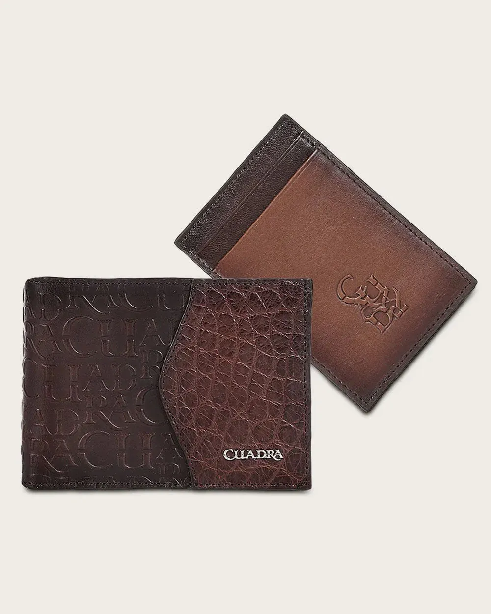 Dark Brown exotic wallet