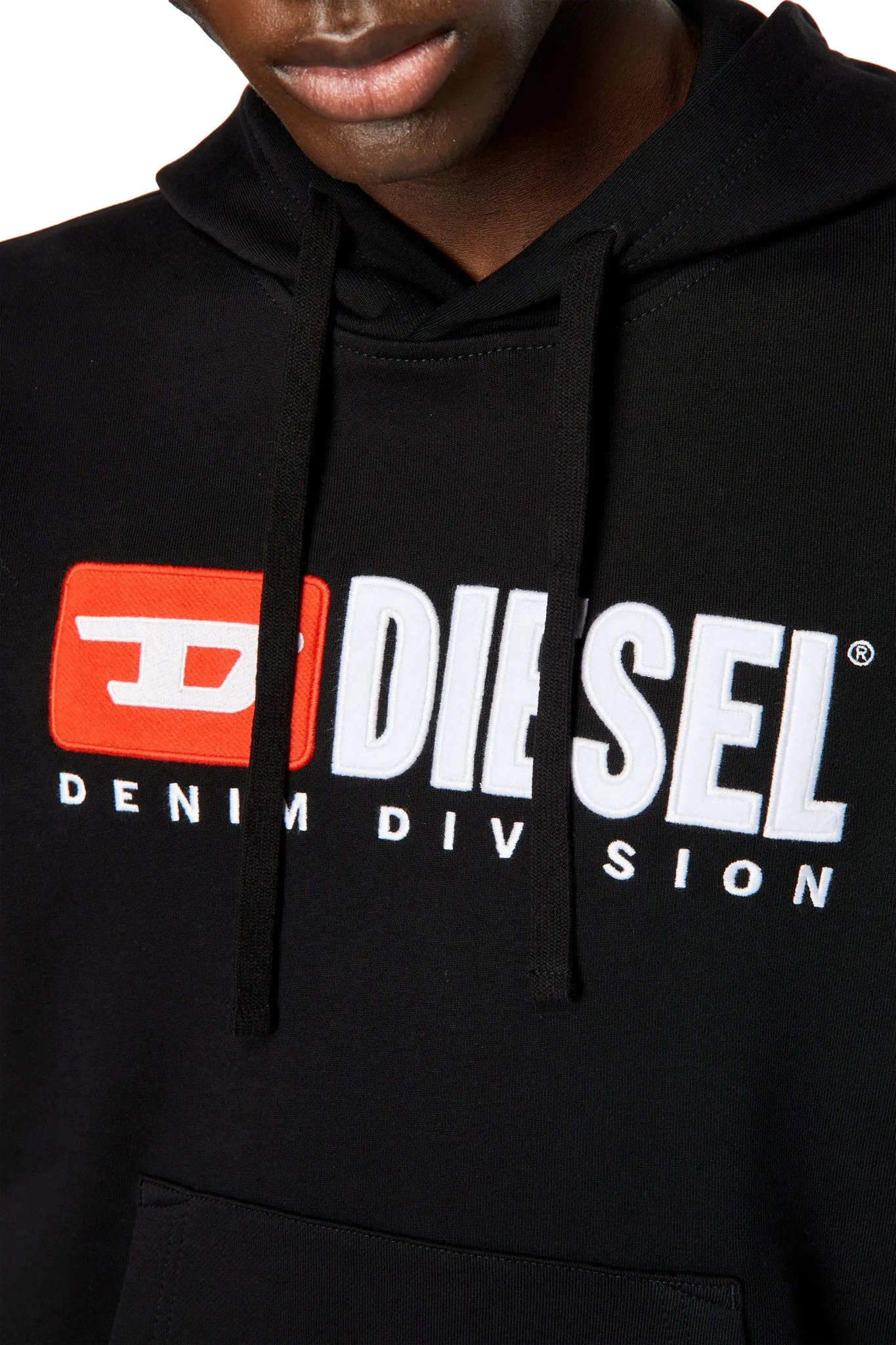 Diesel Black S-Ginn-Hood-Div Sweat-Shirt