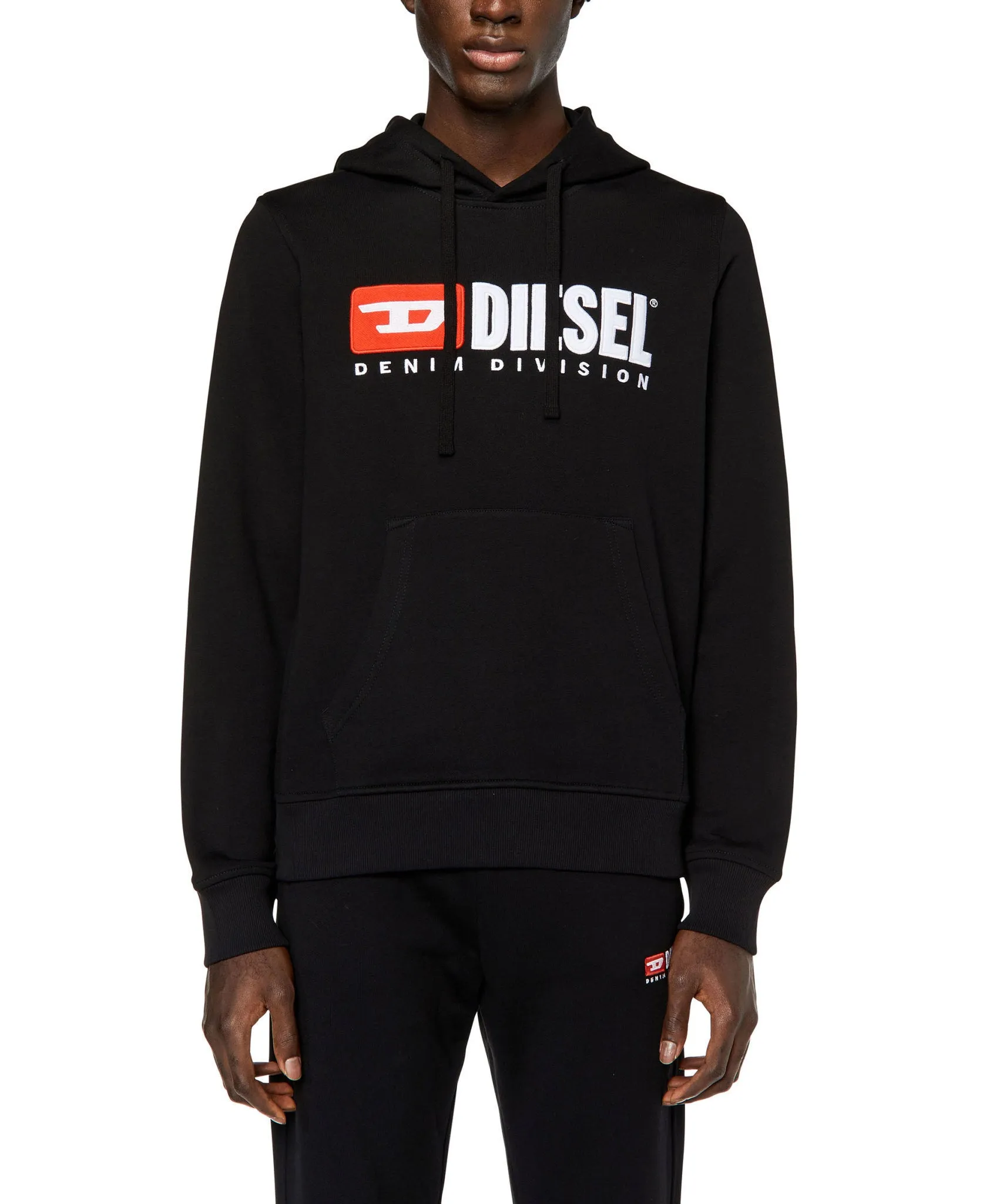 Diesel Black S-Ginn-Hood-Div Sweat-Shirt