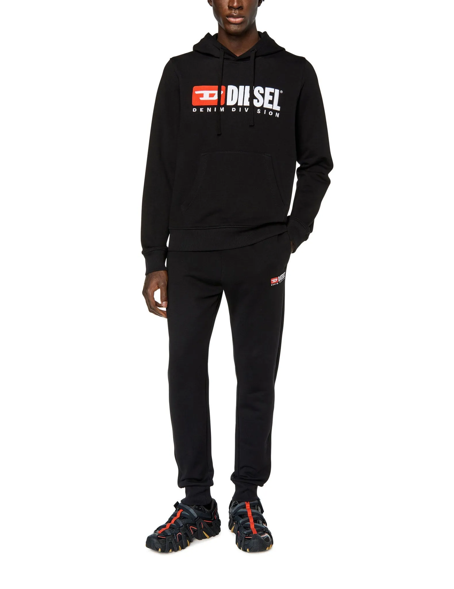 Diesel Black S-Ginn-Hood-Div Sweat-Shirt