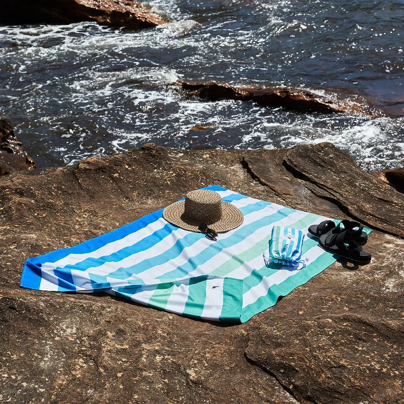 Dock & Bay Beach Towel Cabana Collection L 100% Recycled Endless River