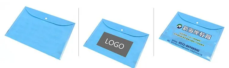 Document Holder With Snap Fastener