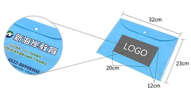 Document Holder With Snap Fastener