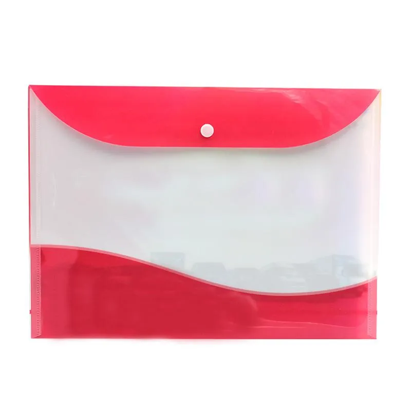 Document Holder With Snap Fastener