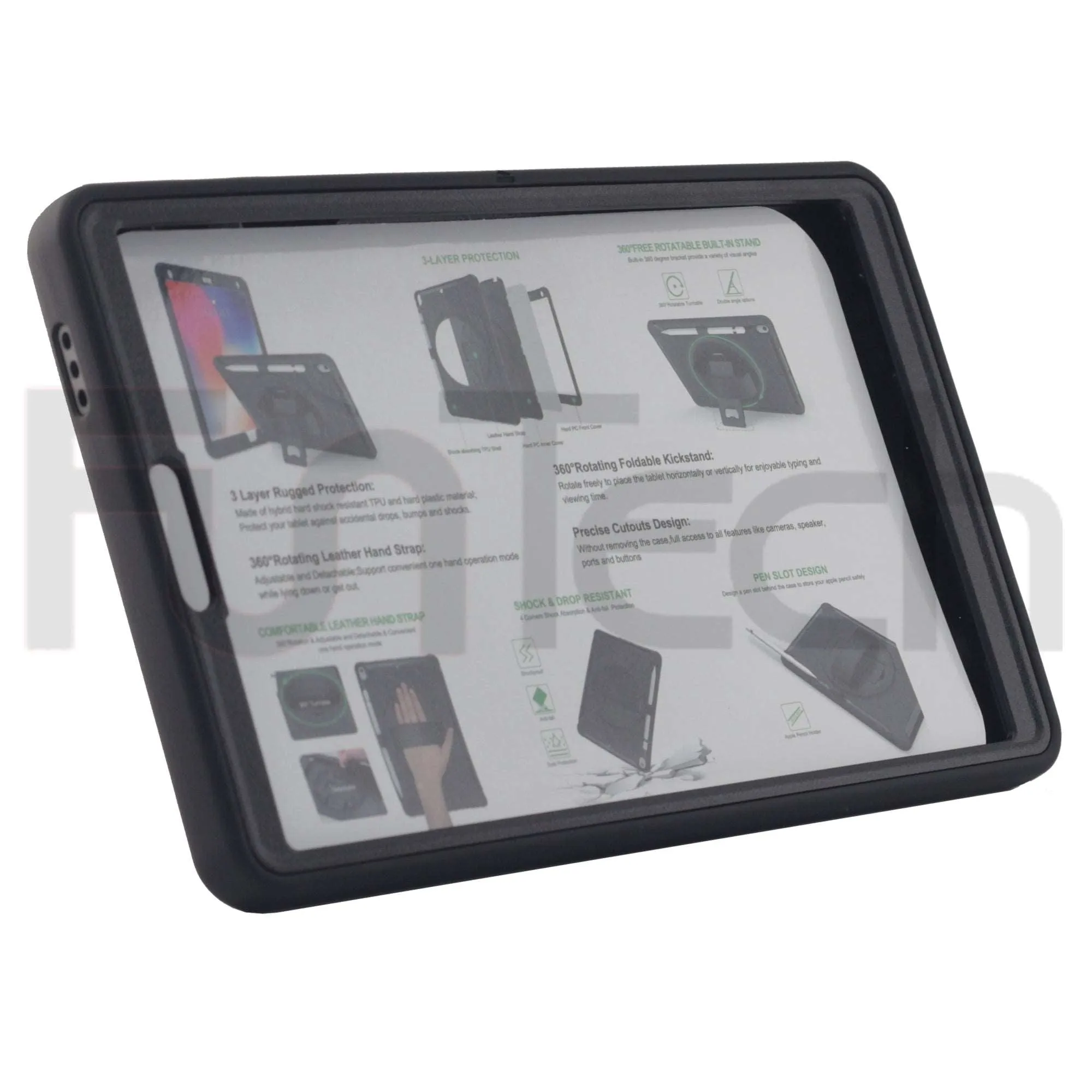 Drop & Shock Proof Samsung Tab Case For - Tab A7 Lite 8.7 inch, T220/T225, Color Black.