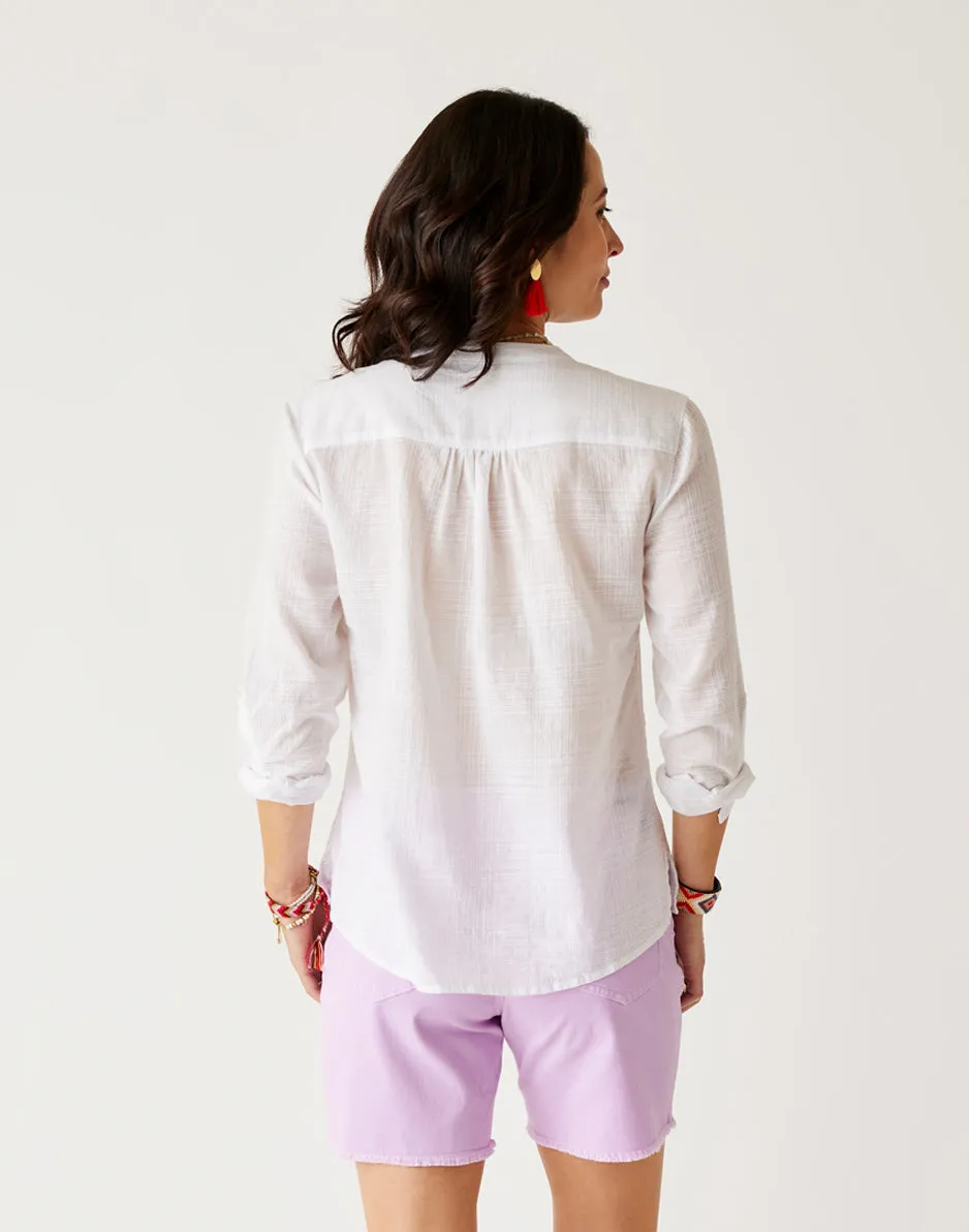 Dylan Textured Shirt: Cloud