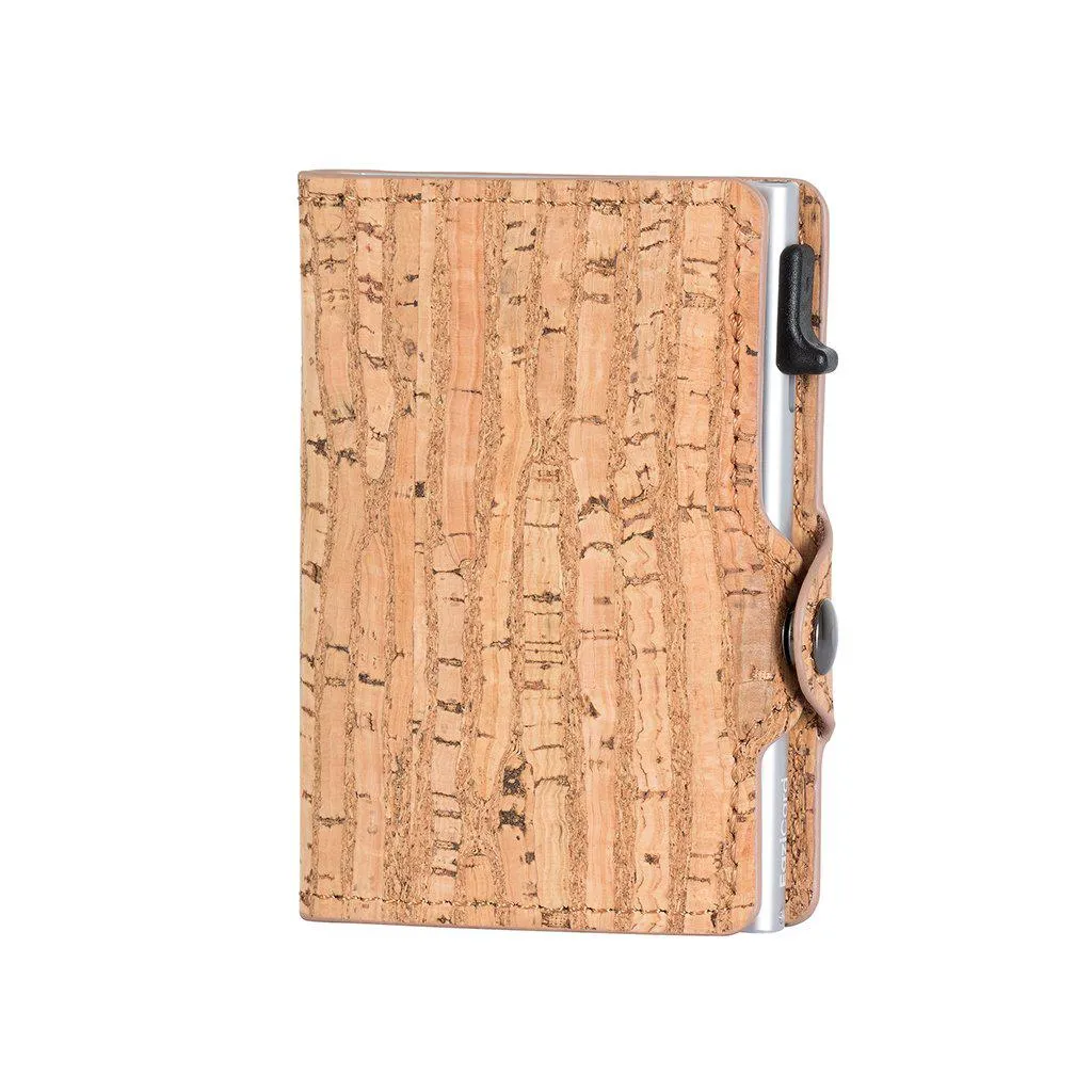 EaziCard RFID Cork 3 Wallet | Silver