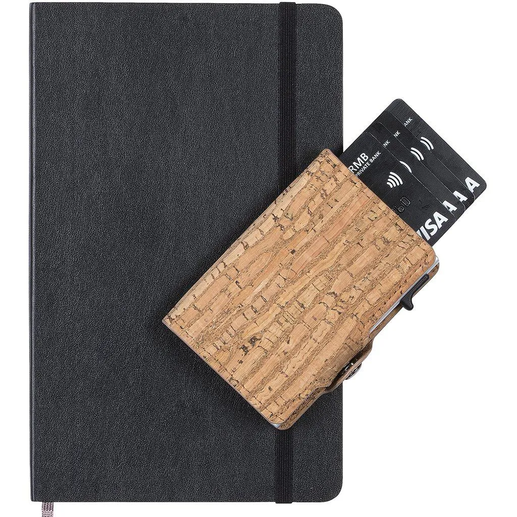 EaziCard RFID Cork 3 Wallet | Silver