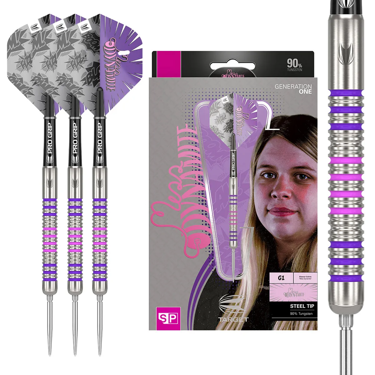 Eleanor Cairns 90% Swiss Point Steel Tip Darts by Target