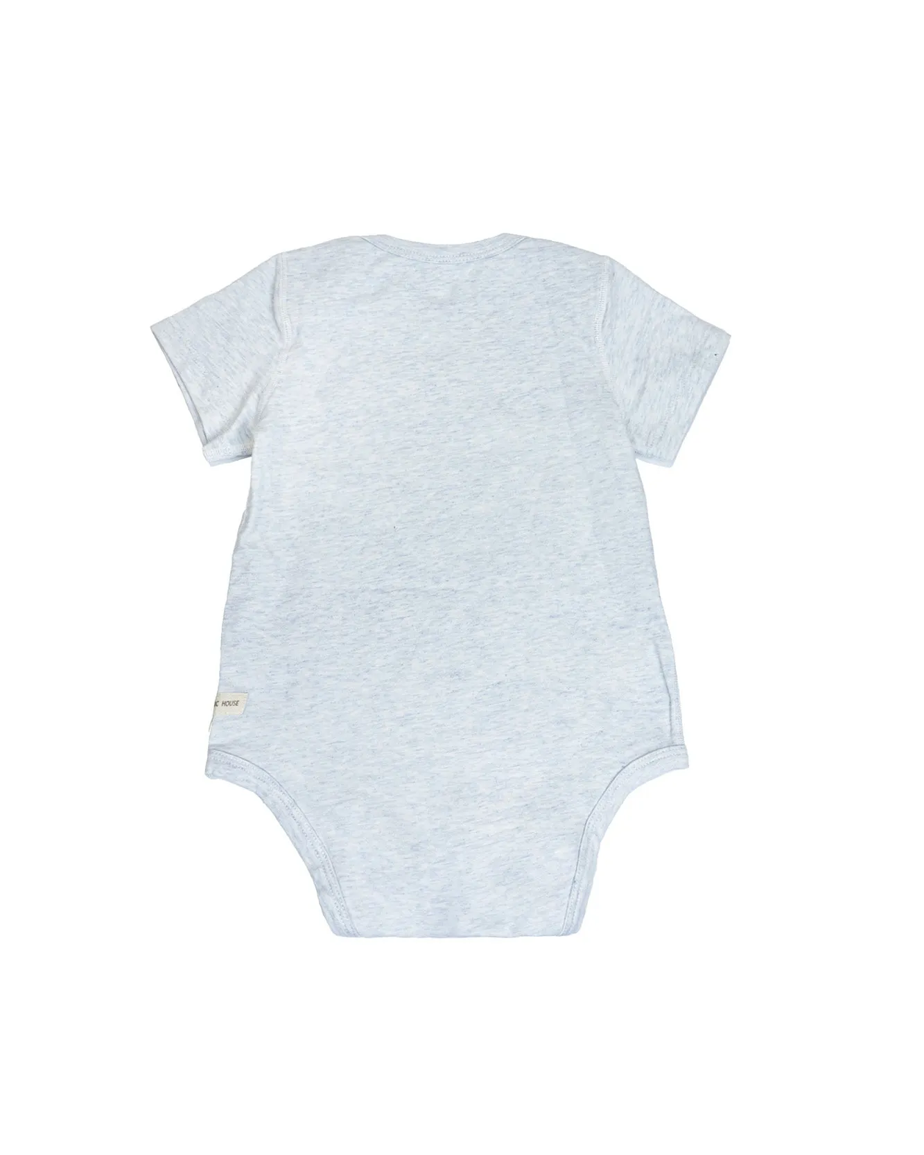 Envelope Neck Short Sleeve Onesie (BL/PK)