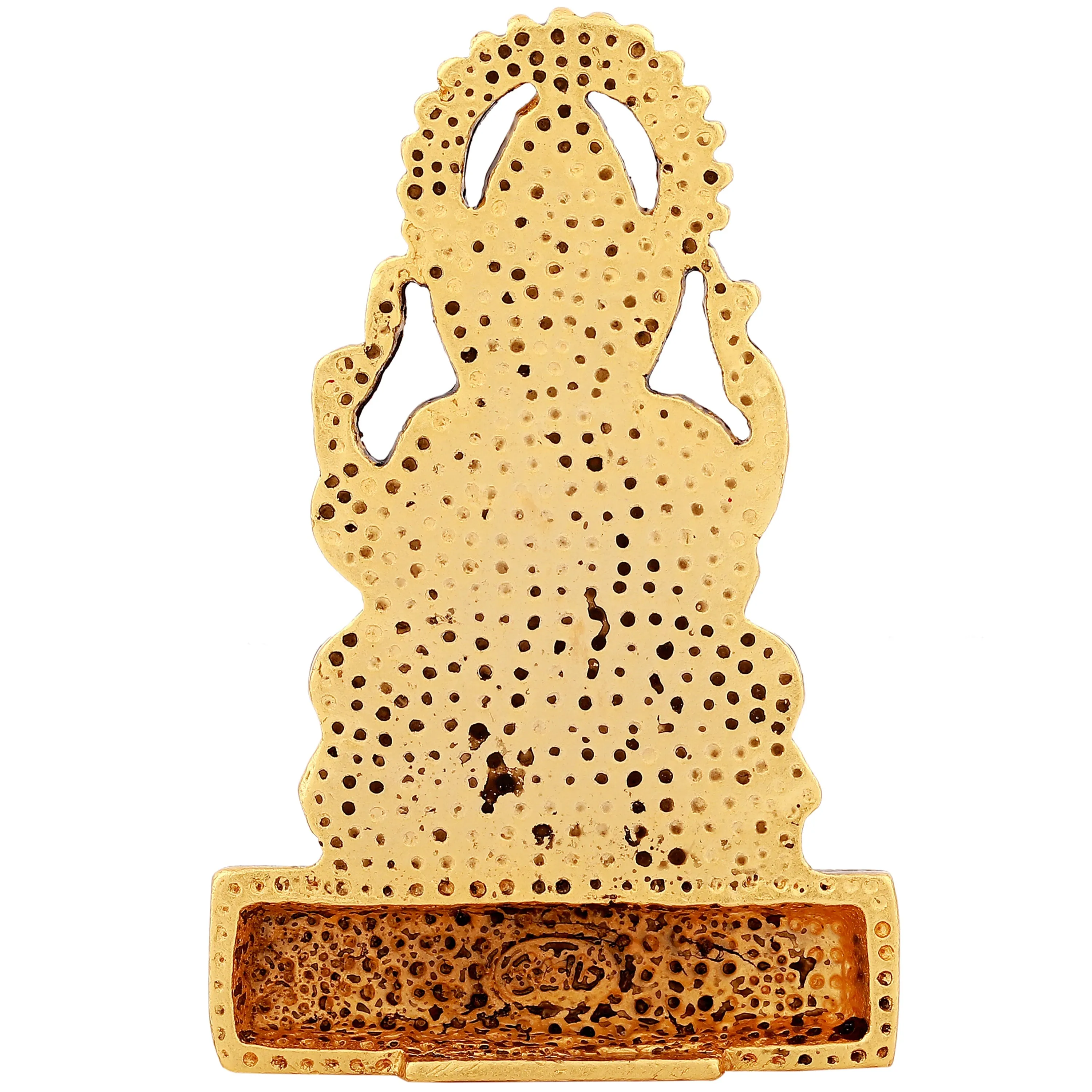 Estele Gold Plated Antique Spiritual Lord Ganesh Idol for Gifts & House Warming/Home/Office Decors.