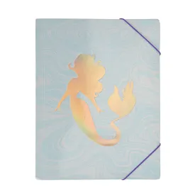 Filing Folder With Elastic Band A4 - Mermaid Design