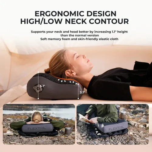 Flextail Zero Pillow - B Shape Inflatable Air Pillow