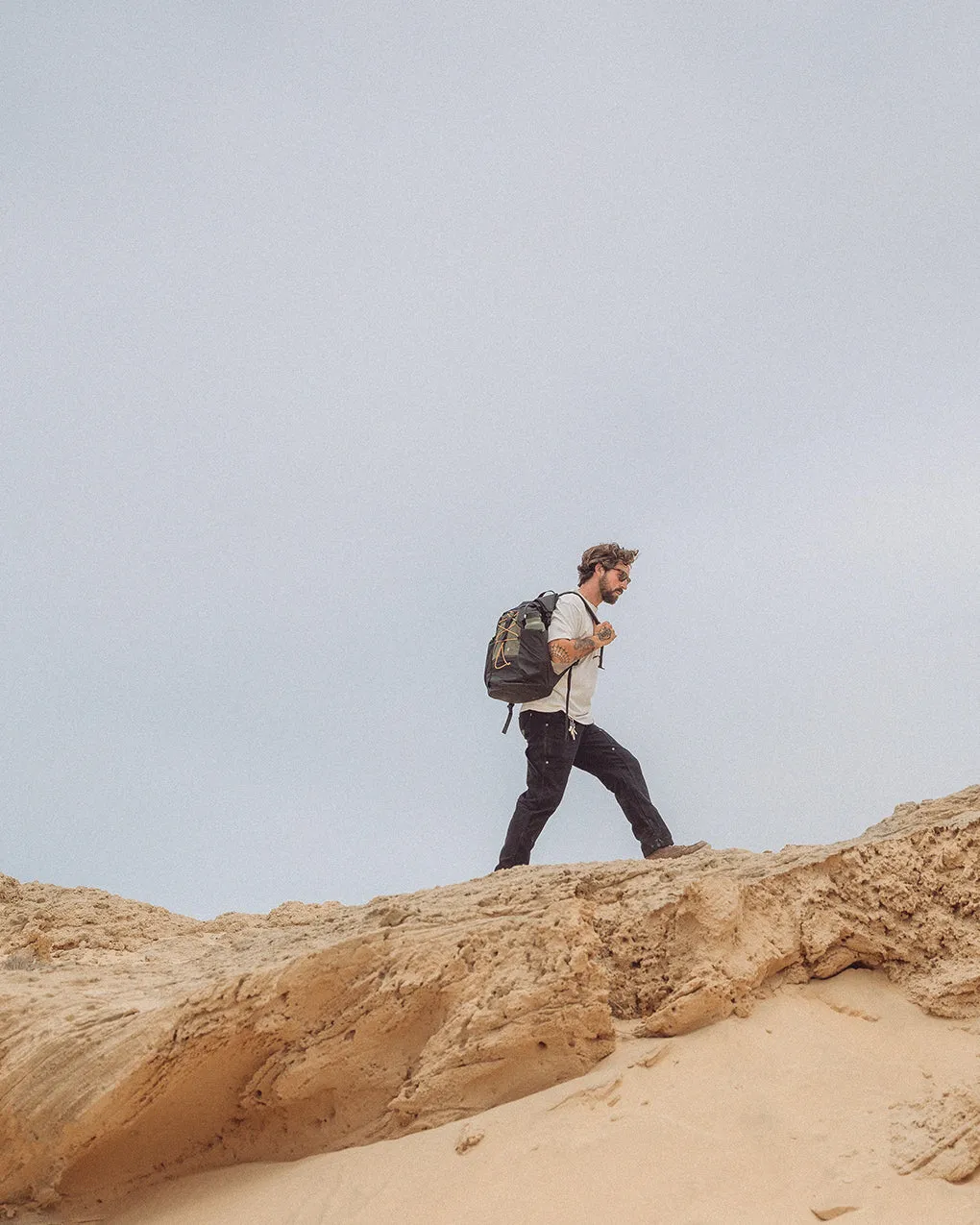 Black and Olive FTG Porte Backpack for Optimization