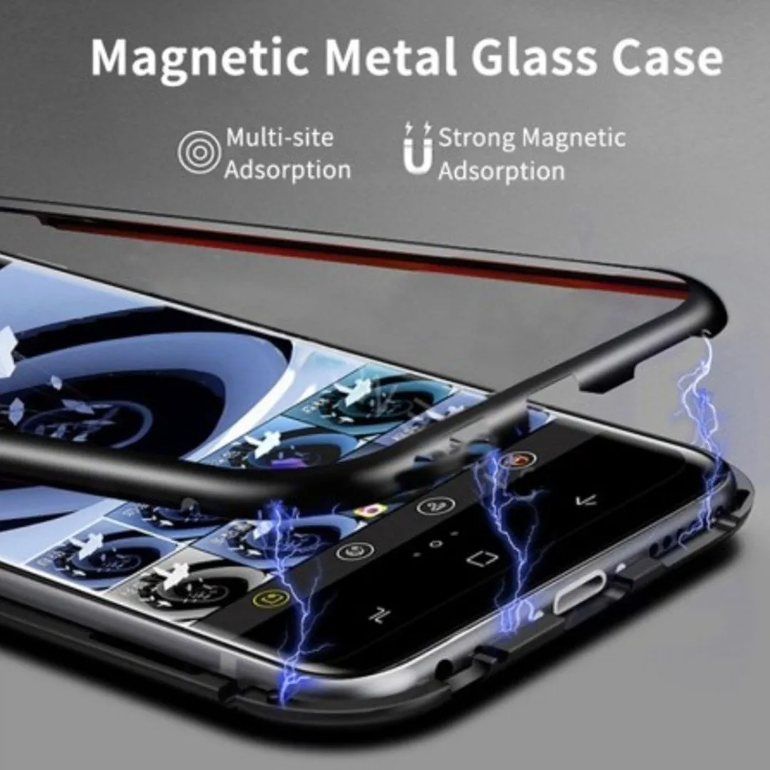 Galaxy S10e Electronic Auto-Fit Magnetic Glass Case