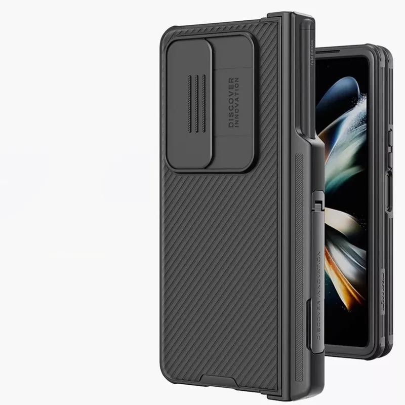 Galaxy Z Fold4 Camera Protection Camshield S-Pen Holder Stand Case