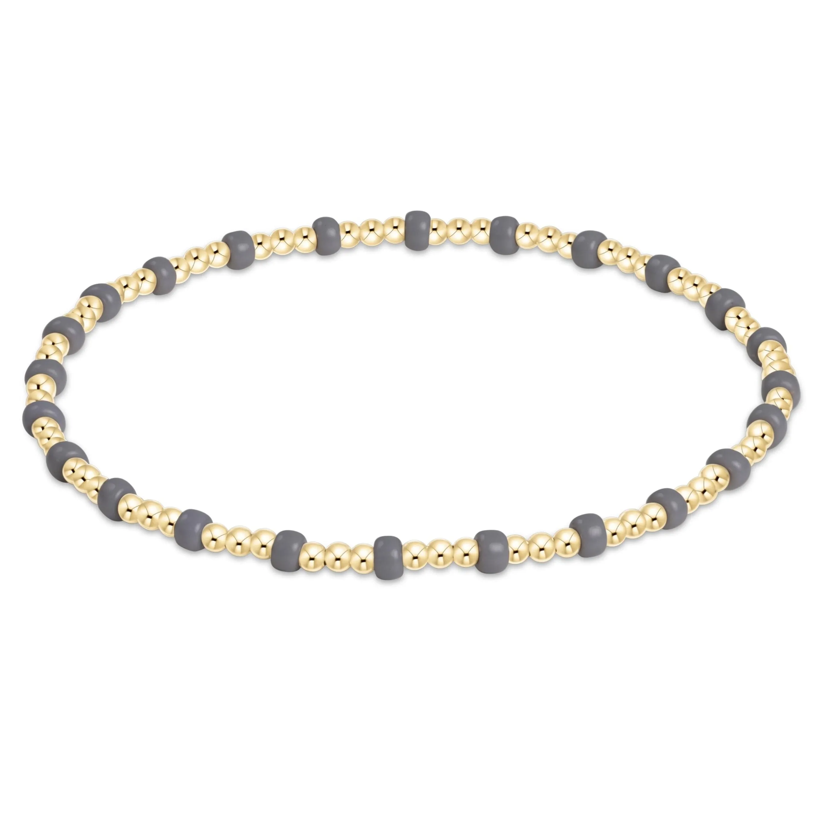 Gameday Hope Gold Sincerity Bracelet - Grey