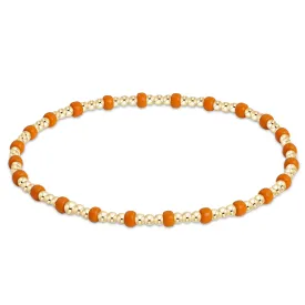 Gameday Hope Gold Sincerity Bracelet - Orange