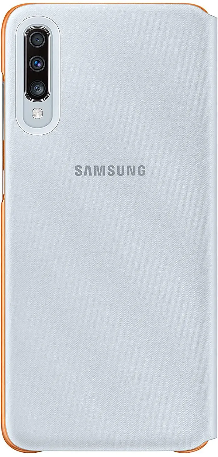 Genuine Samsung A70 White Wallet Case Flip Cover EF-WA705PWEG