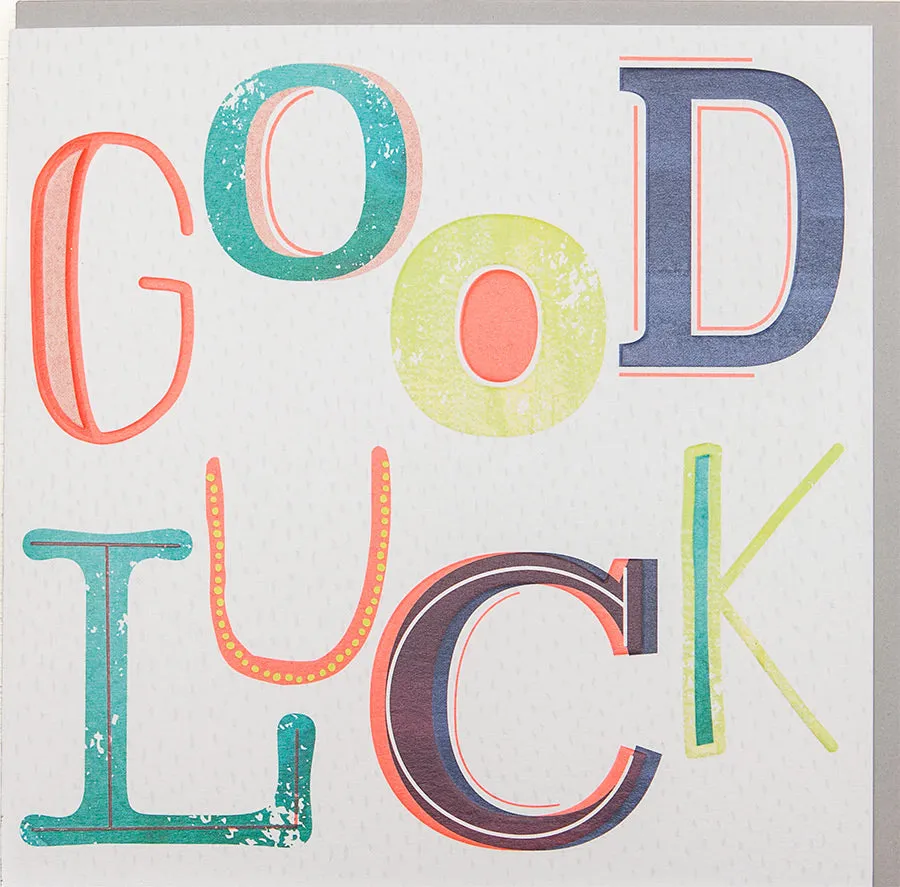 Good Luck Greeting Card