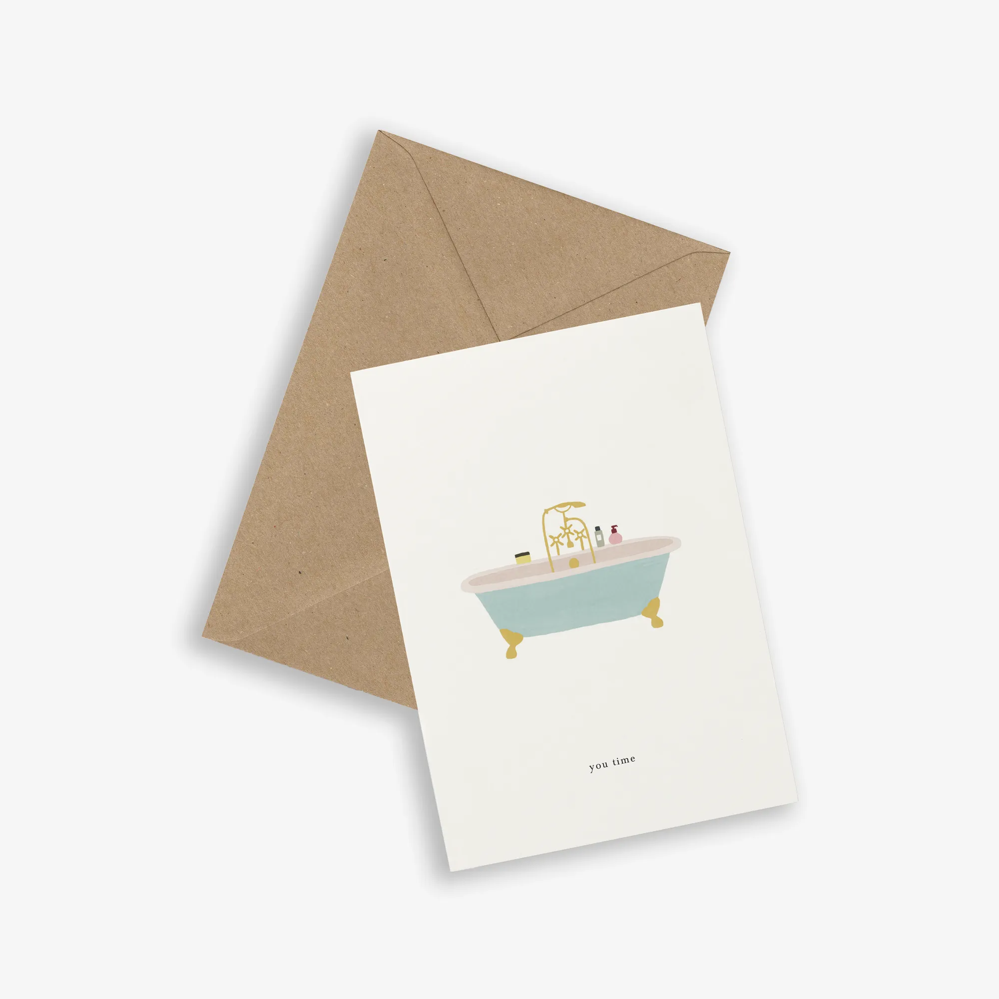 GREETING CARD // BATH TUB