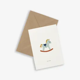 GREETING CARD // ROCKING HORSE