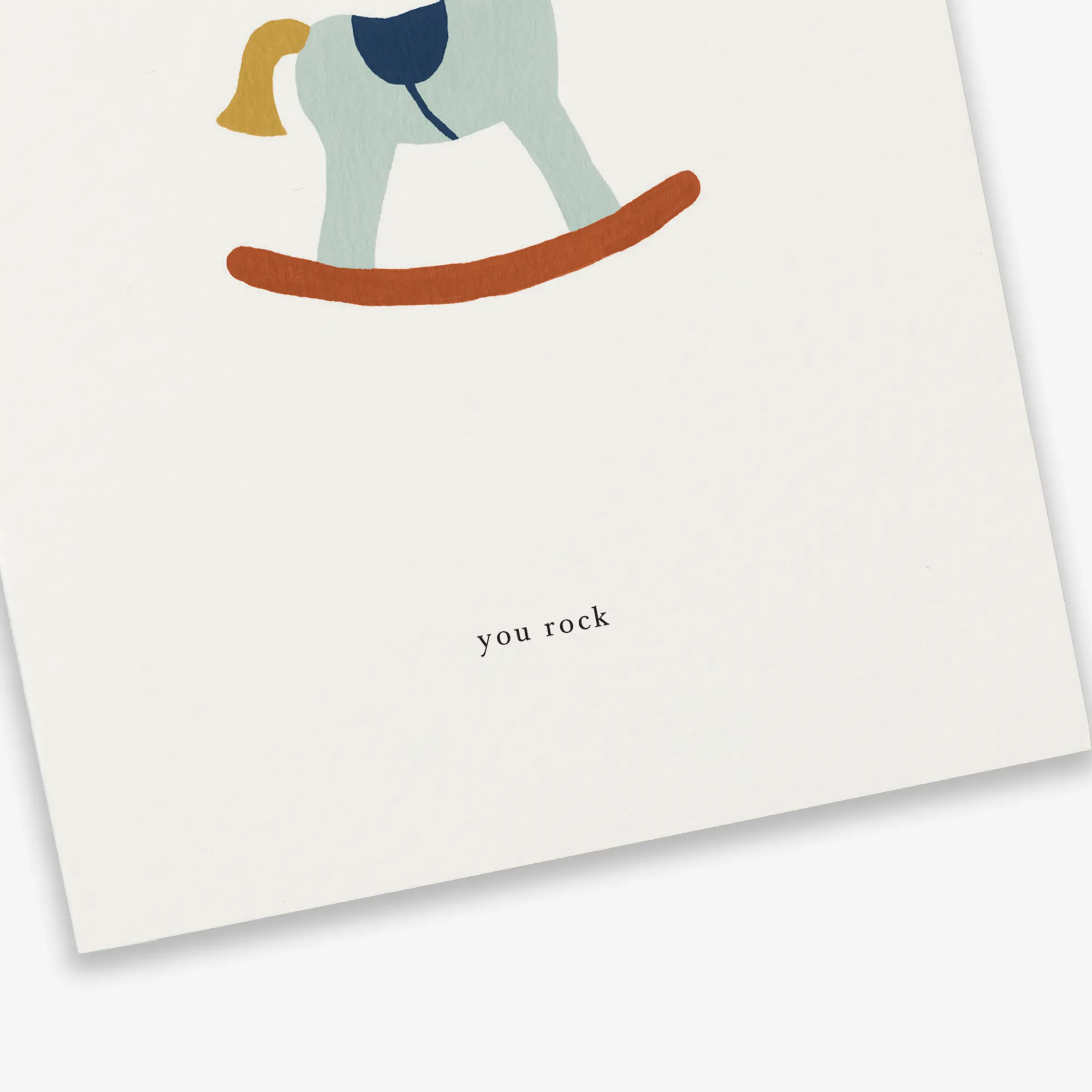 GREETING CARD // ROCKING HORSE