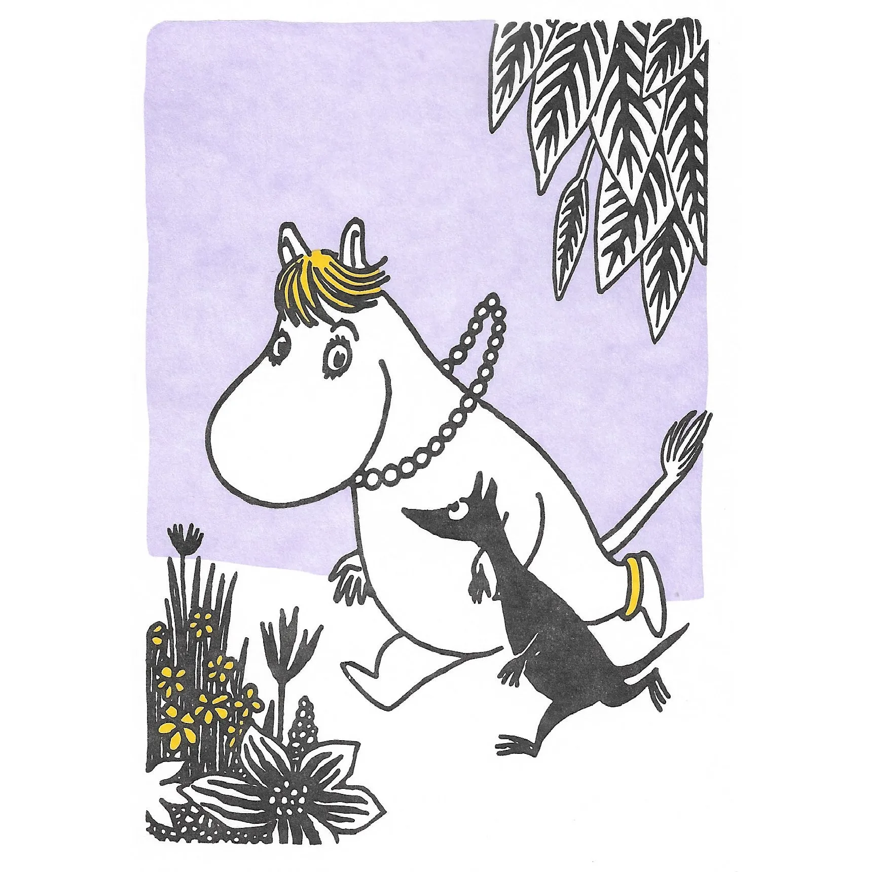 Greeting Card Snorkmaiden Lilac