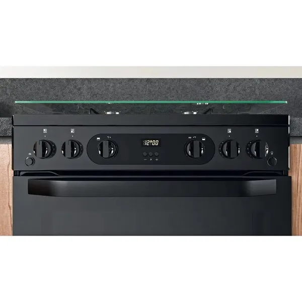 Hotpoint HDM67G0CCB UK Double Cooker Black