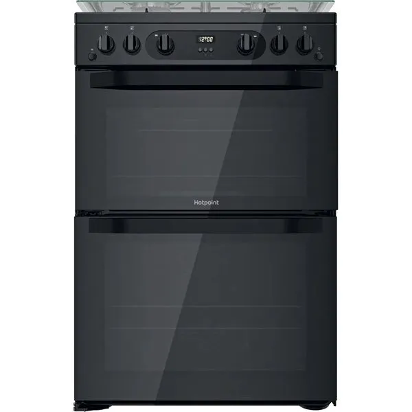 Hotpoint HDM67G0CCB UK Double Cooker Black