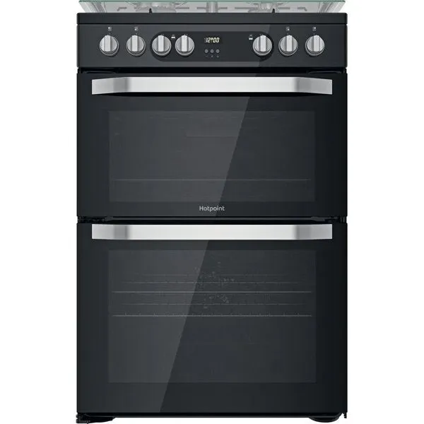 Hotpoint HDM67G9C2CB UK Double Cooker Black